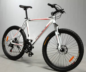 26 Mountainbike Hardtail. Hvid, 54 cm stel