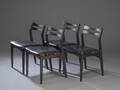 Dansk møbelproducent. Fire spisestole. 4 