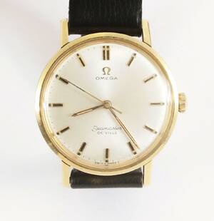 Herrarmbandsur, Omega, Seamaster De Ville, 18k