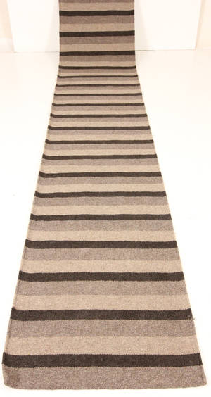 Orientmatta, flatvävd, Modern Kelim, 398x79 cm