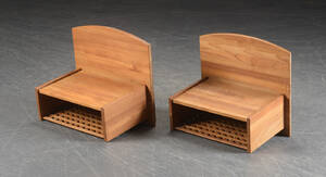 Trip Trap. Et par sengeborde af teaktræ 2 