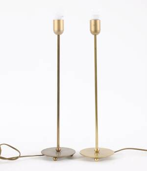 Bordslampor ett par, 1900-talets slut