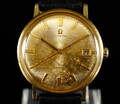 Omega Seamaster,  Vintage herreur i stål med guldkappe, 1960erne Vintage 