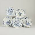 Tallrikar, 5 st. Kina