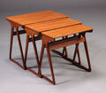 Dansk møbelproducent. Indskudsbord, teaktræ