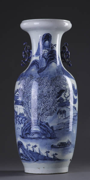 Kinesisk vase, porcelæn