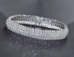 Brillantarmband ca. 14.92 ct. - ca. 25,65 g.