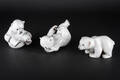 Bing  Grøndahl. Tre isbjørne af porcelæn 3