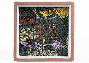 STIG LINDBERG. FAT, fajans, Karneval, Gustavsberg.