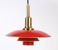 Poul Henningsen. PH 32 pendel, rødlakeret