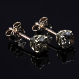 Par brillant ørestikker ca. 0.68 ct.