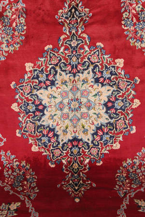 Kerman. Persisk håndknyttet tæppe. 390x300 cm.