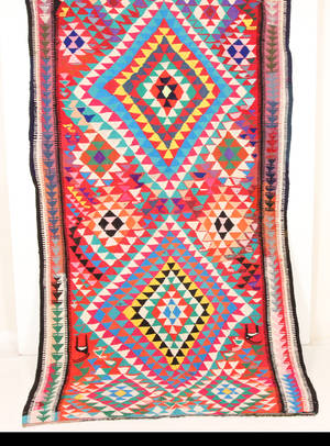 Orientalsk Harsin Kilim 305 x 180 cm.