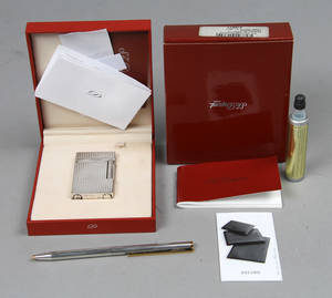 S. T. Dupont. Lighter samt kuglepen 2