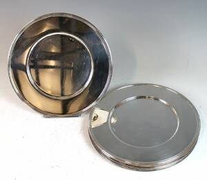 Versilberte Vorlegeplatten 8