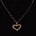 Halsband med hänge, 18k
