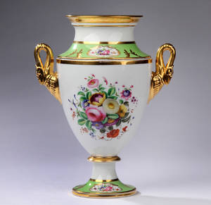Leveillé vase af porcelæn, Paris ca. 1880