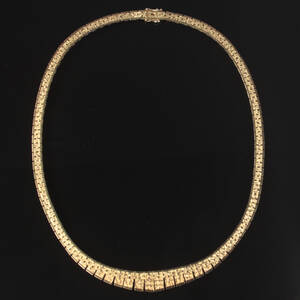 Halskæde i guld 14 kt i forløb