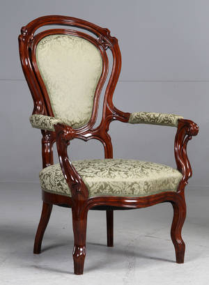 Armstol, nyrokoko, 1800-tallet