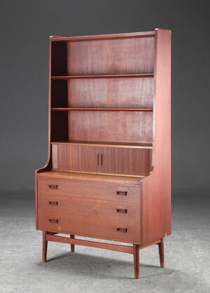 Reol af teak, Nexø Møbelfabrik