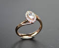 Diamantring ca. 0.57 und 0.27 total 0.84 ct.
