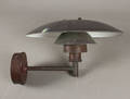 Poul Henningsen. PH 4,53 udendørslampe, patineret kobber