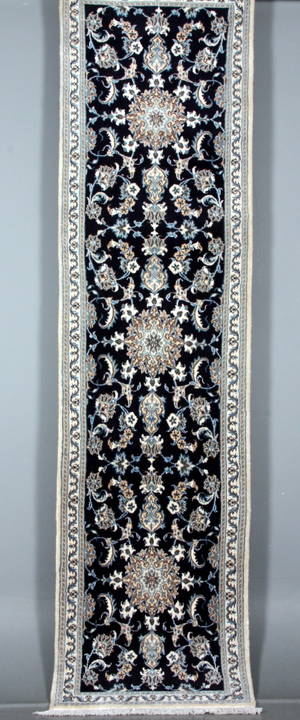 Persisk Nain m silke, 300 x 77 cm