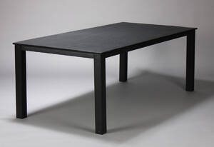 Bord med galvaniseret stel - 205x100 cm