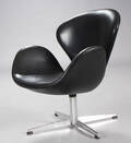 Arne Jacobsen. Svanen. Lænestol, model 3320, original læder, 1960erne Denne vare er sat til omsalg under nyt varenummer 4874957