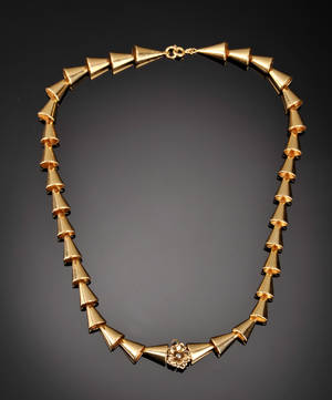 Norsk guldhalssmykke, 18 kt guld