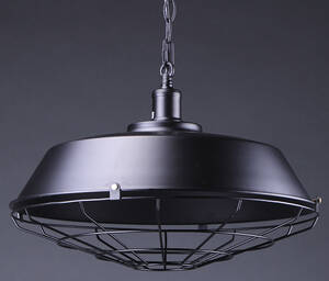  Pendel, sort, industrielt design.