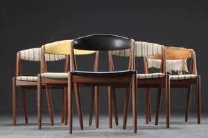 Kai Kristiansen. Fem stole af teak 5