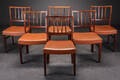Slagelse Møbelværk. Sæt på seks stole af Rio palisander 6