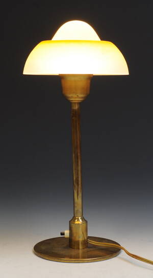Bordlampe med Spejlæg skærme