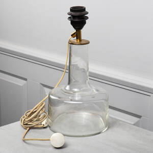BORDSLAMPA, glas
