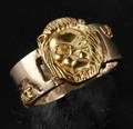 Vintage Versace herrering i 18 kt. guld