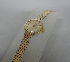 Omega damearmbåndsur af 14 kt.
