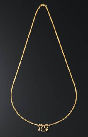 Halskæde i 18 kt guld.