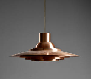 Preben Fabricius  Jørgen Kastholm. Pendelloftlampe