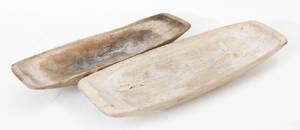 Tråg 2st, allmoge, 1800-tal