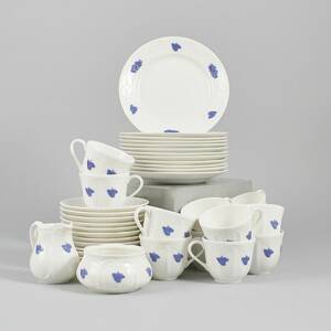 Kaffeservis, 26 delar. Blå Blom