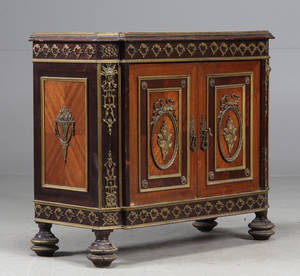 Konsolskab, blandet træsorter, 1900-tallet