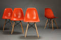 Charles Eames. Skalstole, orange glasfiber 4