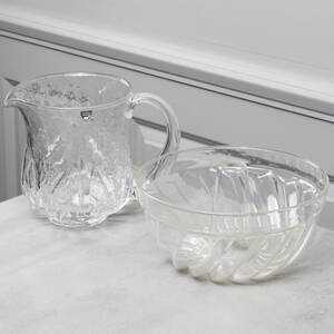 KANNA, Orrefors, samt sockerkaksform