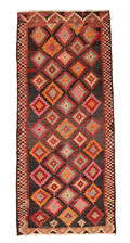 Handknuten persisk matta, Harsin-Kelim 278 x 125 cm
