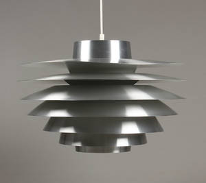 Svend Middelboe. Verona pendel, børstet aluminium