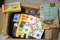 Diverse byggsatser, spel mm