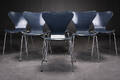 Arne Jacobsen. Seks Syveren stole, model 6 Denne vare er sat til omsalg under nyt varenummer 4265827