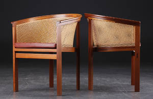 Rud Thygesen  Johnny Sørensen. Par armstole model 7703 fra Kongeserien 2