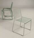 HAY. Sæt på fire Hee Dining Chairs - stole grønlakerede 4.